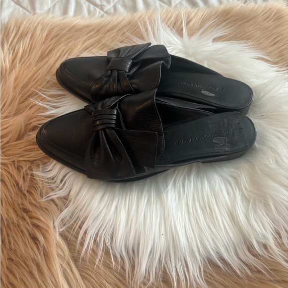 REBECCA MINKOFF BLACK MULES. - Picture 4 of 6
